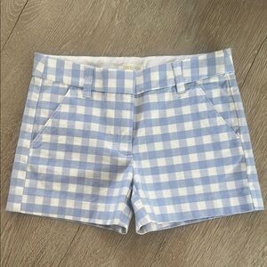 Crewcuts Gingham Blue and White Girls Shorts